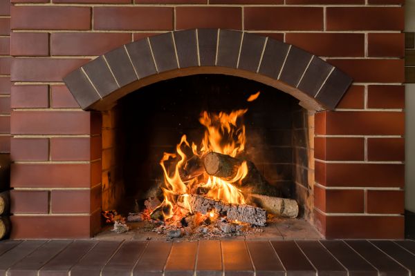 Brick Fireplace Installation in Stow